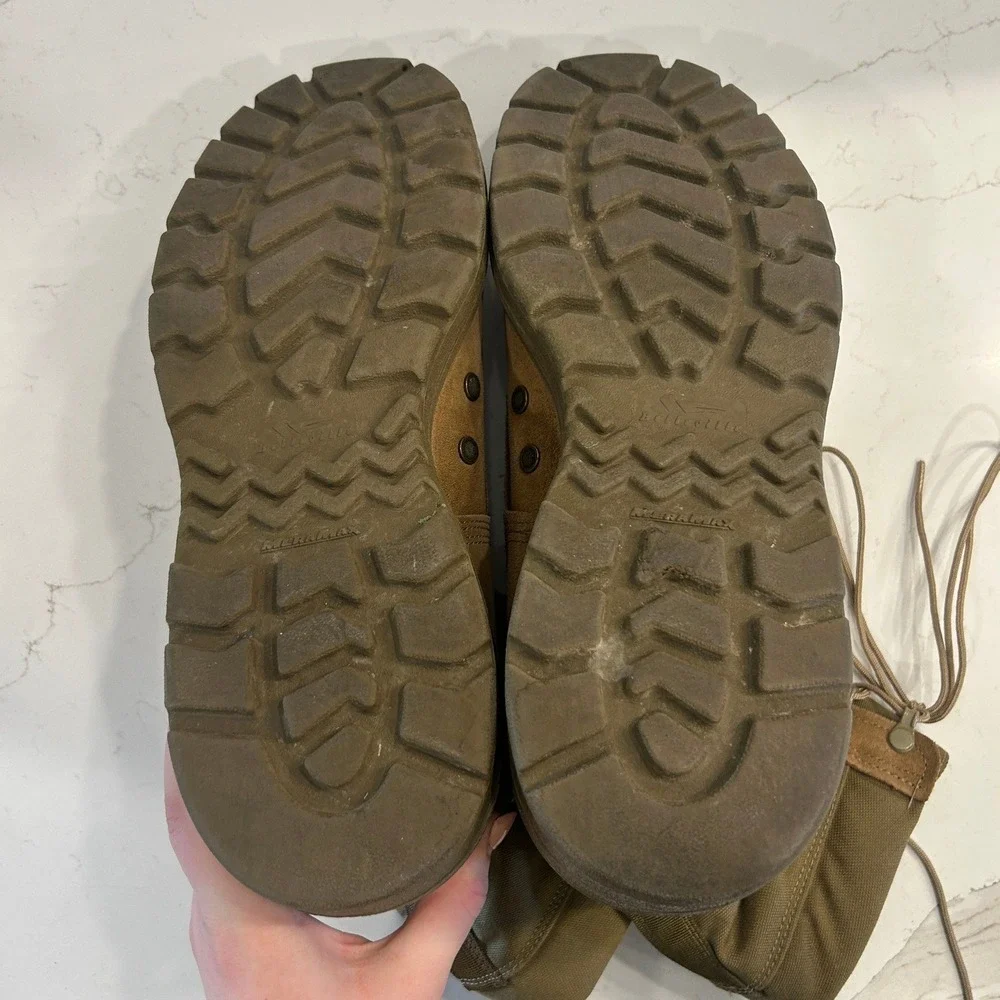 Belleville 590 USMC Combat Boots Mens 13.5 W Coyote Brown EGA Made USA Vibram